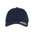 Navy - Pack Shot - Flexfit Unisex Adult Yupoong Cotton Twill Low Profile Baseball Cap
