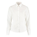 White - Front - Kustom Kit Womens-Ladies Tailored Formal Shirt