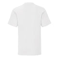 White - Back - Fruit Of The Loom Childrens-Kids Iconic T-Shirt