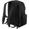 Black - Back - Bagbase Old School Backpack