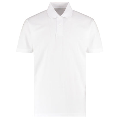 White - Front - Kustom Kit Mens Polo Shirt