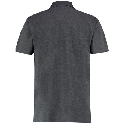 Dark Grey - Back - Kustom Kit Mens Polo Shirt
