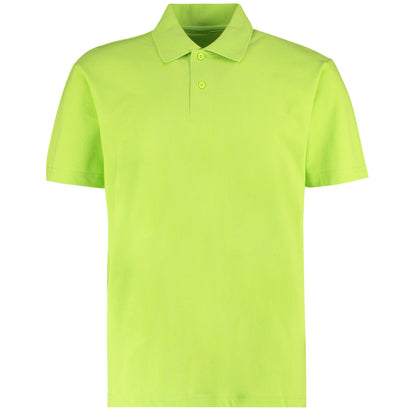 Lime - Front - Kustom Kit Mens Polo Shirt