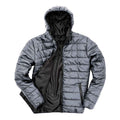 Frost Grey-Black - Front - Result Core Mens Padded Jacket