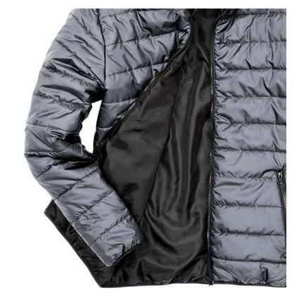 Frost Grey-Black - Back - Result Core Mens Padded Jacket