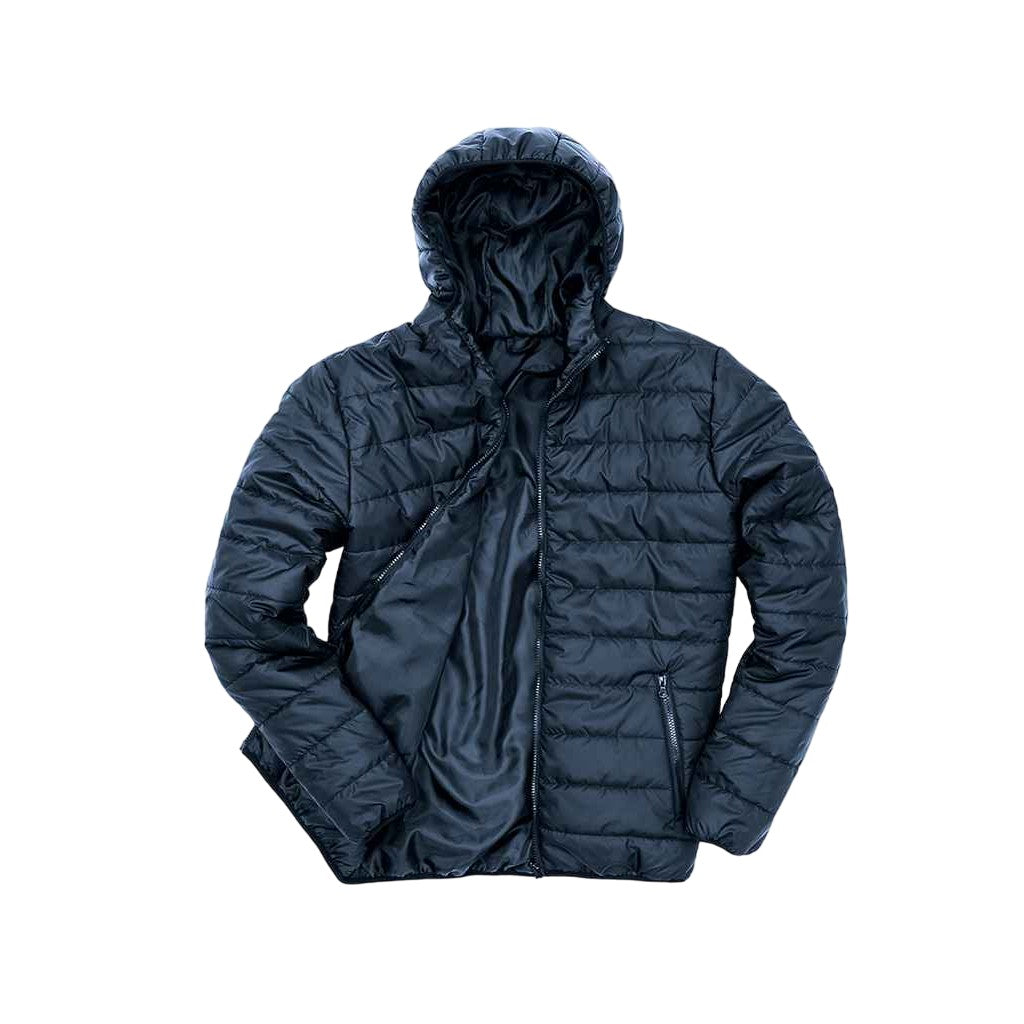 Navy Blue - Front - Result Core Mens Padded Jacket