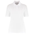 White - Front - Kustom Kit Womens-Ladies Workforce Regular Polo Shirt