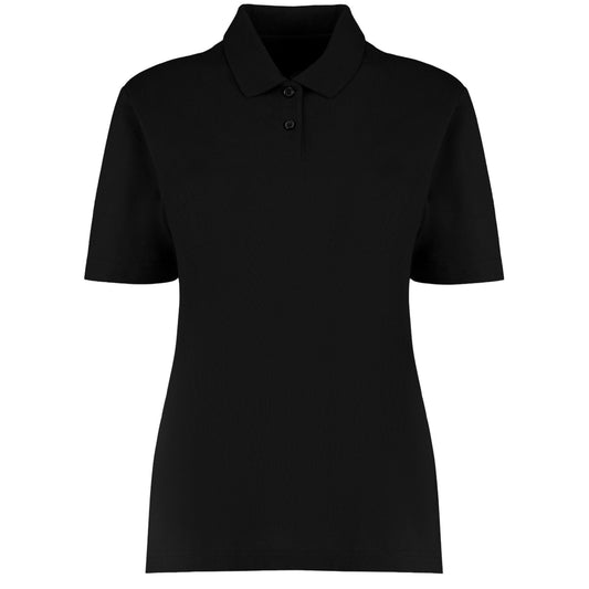 Black - Front - Kustom Kit Womens-Ladies Workforce Regular Polo Shirt