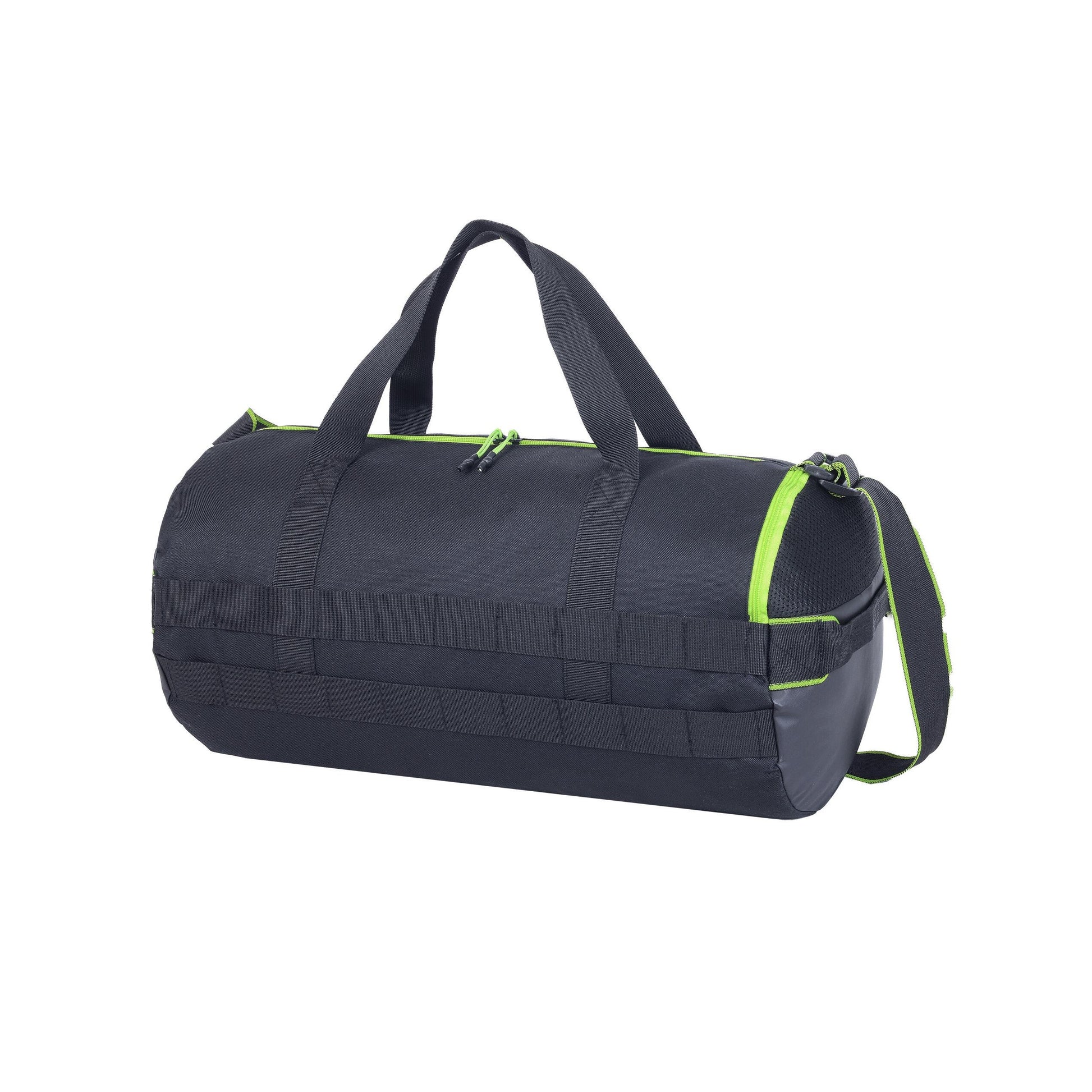 Black-Lime Green - Back - Shugon Olympia Sports Bag