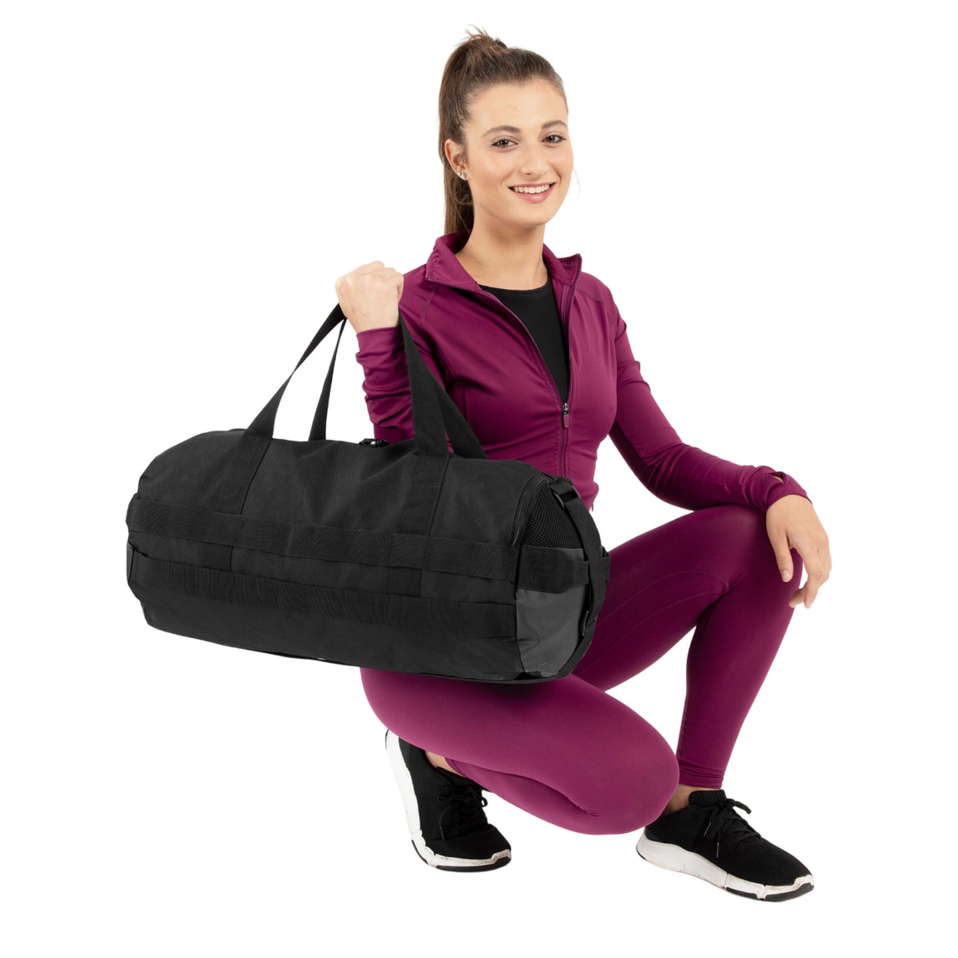 Black - Side - Shugon Olympia Sports Bag