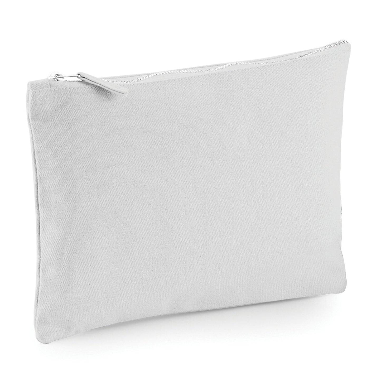 Light Grey - Front - Westford Mill Canvas Toiletry Bag