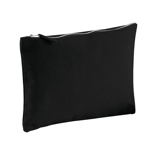 Black - Front - Westford Mill Canvas Toiletry Bag