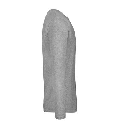 Sports Grey - Side - B&C Mens #E150 Long-Sleeved T-Shirt