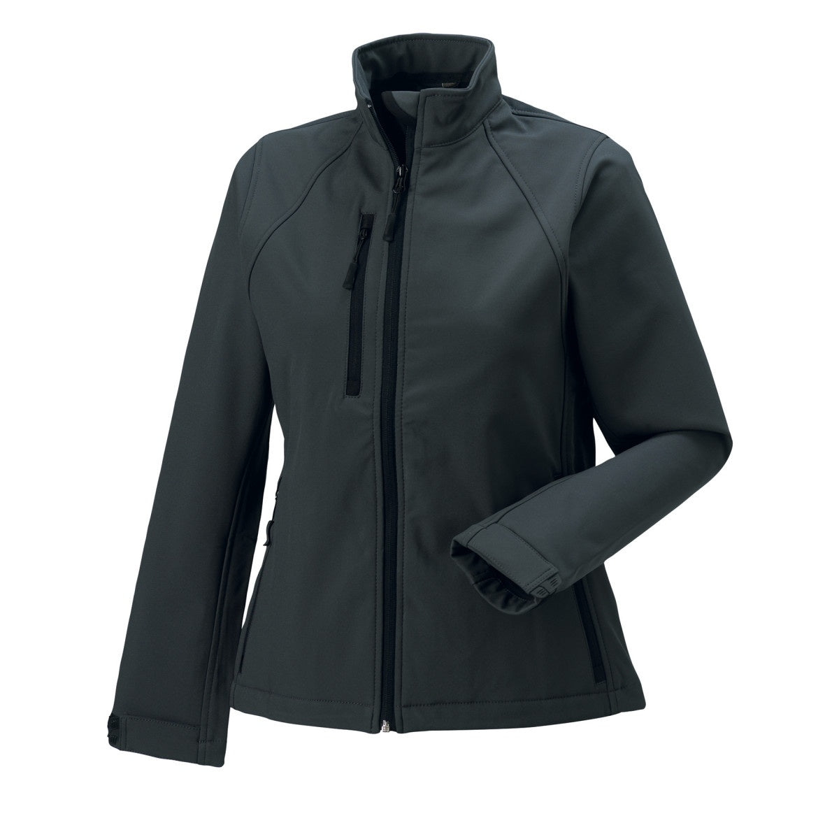 Titanium - Front - Jerzees Colours Ladies Water Resistant & Windproof Soft Shell Jacket