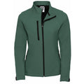 Bottle Green - Front - Jerzees Colours Ladies Water Resistant & Windproof Soft Shell Jacket