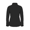 Black - Back - Jerzees Colours Ladies Water Resistant & Windproof Soft Shell Jacket