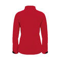 Classic Red - Back - Jerzees Colours Ladies Water Resistant & Windproof Soft Shell Jacket
