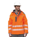Fluorescent Orange - Side - SAFE-GUARD by Result Unisex Adult Dynamic Softshell Coat