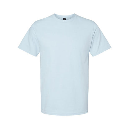 Light Blue - Front - Gildan Unisex Adult Softstyle Midweight T-Shirt