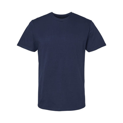 Navy Blue - Front - Gildan Unisex Adult Softstyle Midweight T-Shirt