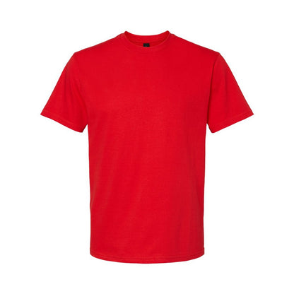 Red - Front - Gildan Unisex Adult Softstyle Midweight T-Shirt