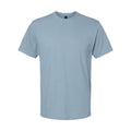 Stone Blue - Front - Gildan Unisex Adult Softstyle Midweight T-Shirt