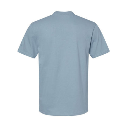 Stone Blue - Back - Gildan Unisex Adult Softstyle Midweight T-Shirt
