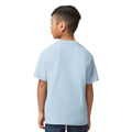 Light Blue - Back - Gildan Childrens-Kids Midweight Soft Touch T-Shirt