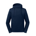 French Navy - Front - Russell Unisex Adult Organic Hoodie