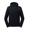 Black - Front - Russell Unisex Adult Organic Hoodie