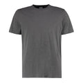 Dark Grey Marl - Front - Kustom Kit Mens Cotton T-Shirt
