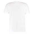 White - Back - Kustom Kit Mens Cotton T-Shirt
