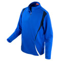 Royal Blue-Navy-White - Front - Spiro Unisex Adult Trial Training Base Layer Top