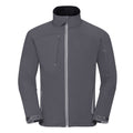 Iron Grey - Front - Russell Mens Bionic Softshell Jacket