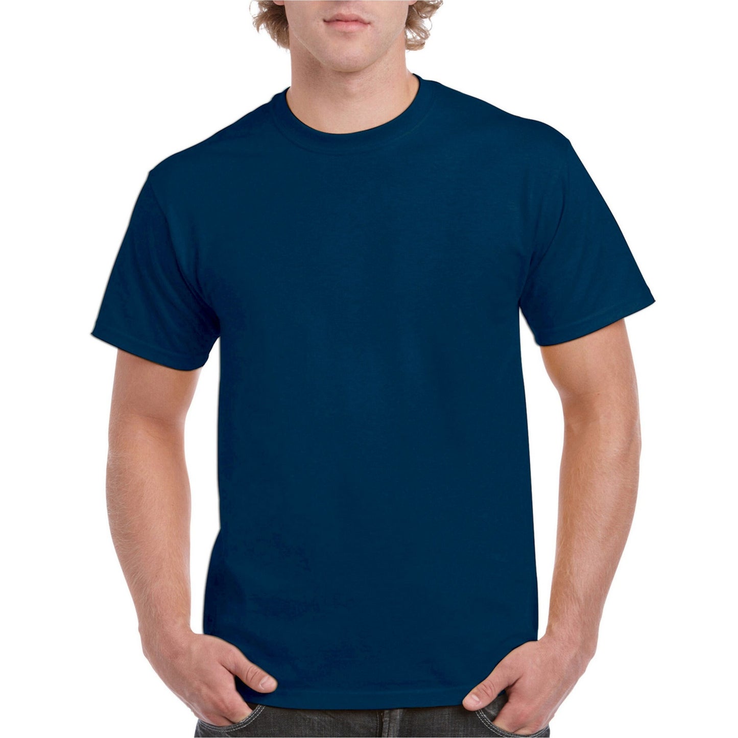 Sport Dark Navy - Front - Gildan Hammer Unisex Adult Cotton Classic T-Shirt