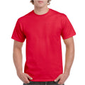 Sport Scarlet Red - Front - Gildan Hammer Unisex Adult Cotton Classic T-Shirt