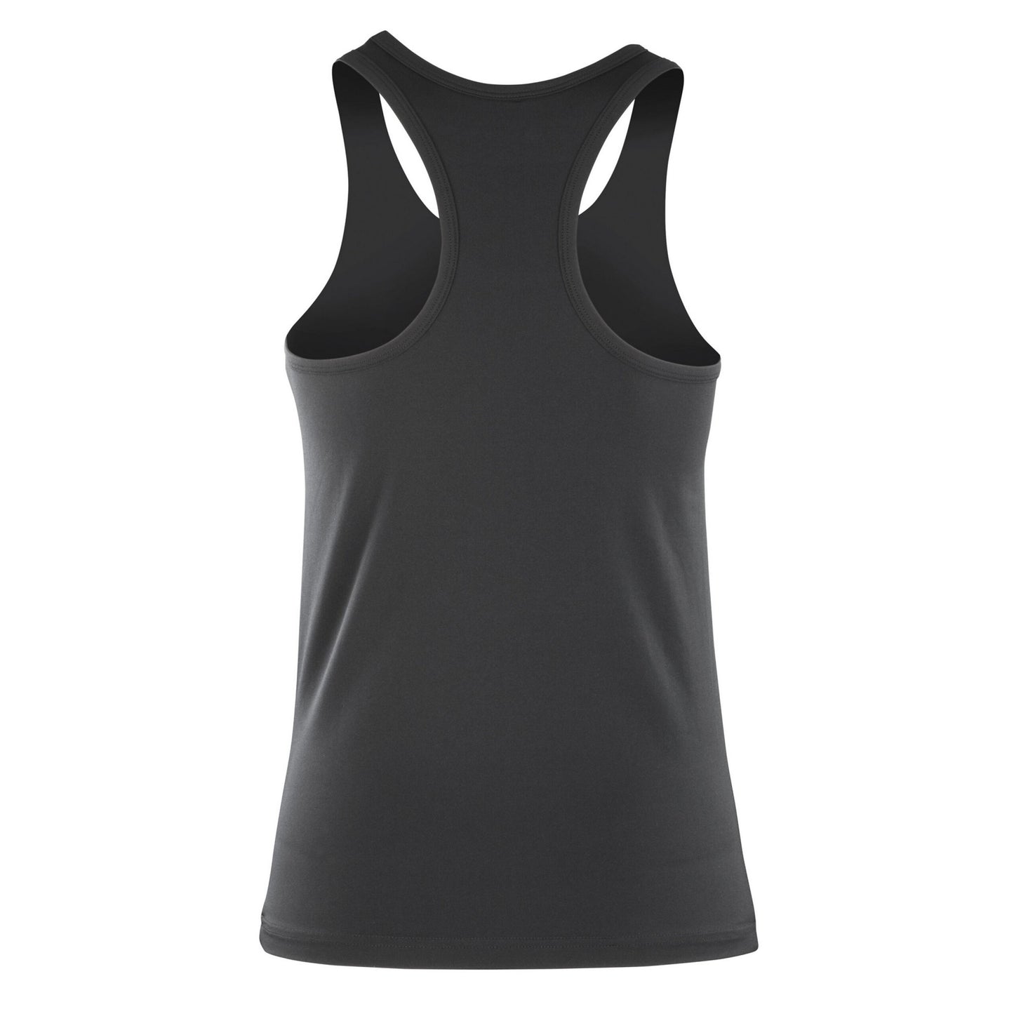 Black - Back - Spiro Impact Womens-Ladies Softex Tank Top