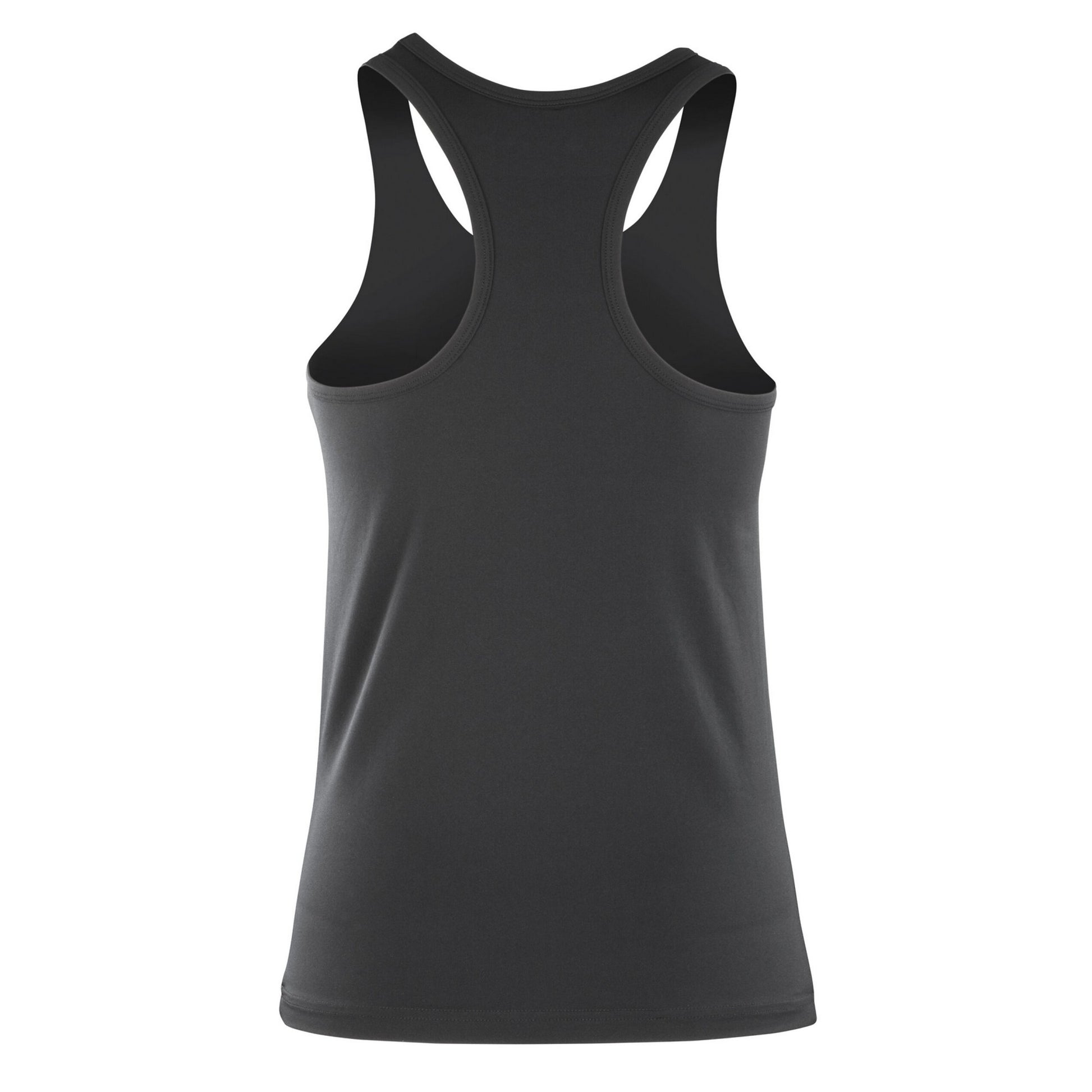 Black - Back - Spiro Impact Womens-Ladies Softex Tank Top