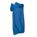 Azure Blue - Side - Jerzees Colours Mens Premium Hydraplus 2000 Water Resistant Jacket