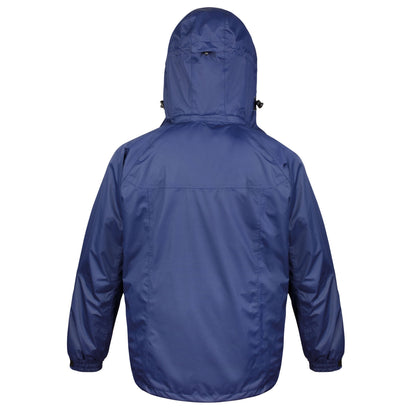 Navy-Black - Back - Result Mens 3 in 1 Travel Jacket