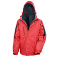 Red-Black - Front - Result Mens 3 in 1 Travel Jacket