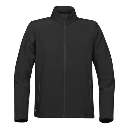 Black-Carbon - Front - Stormtech Mens Orbiter Soft Shell Jacket