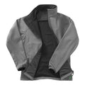 Charcoal-Black - Side - Result Core Mens Printable Soft Shell Jacket