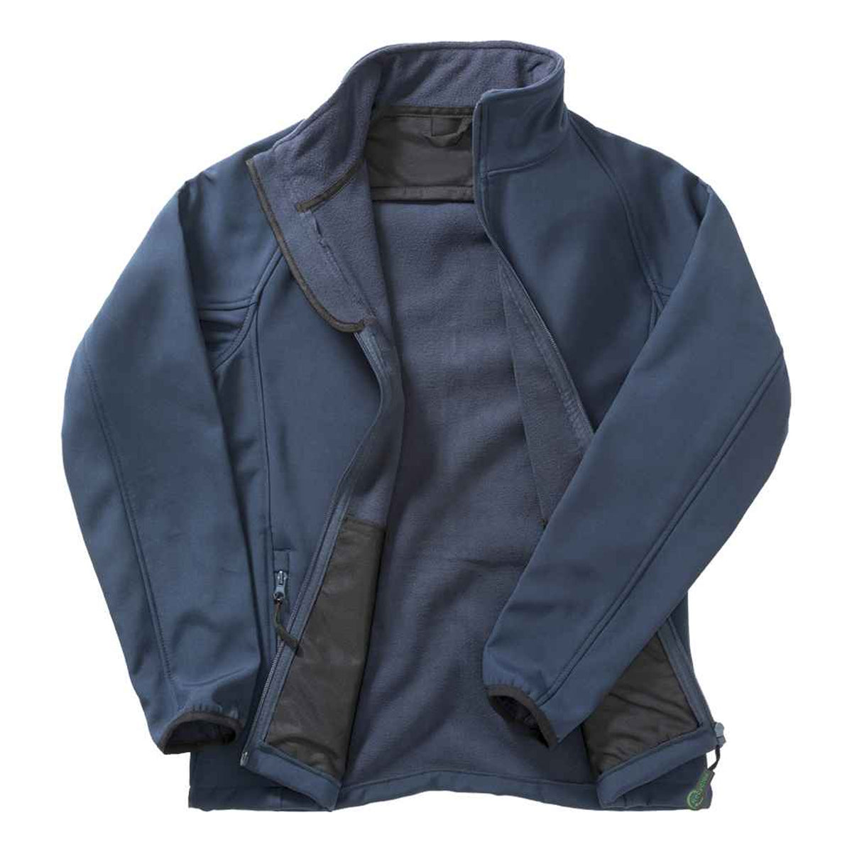 Navy - Side - Result Core Mens Printable Soft Shell Jacket