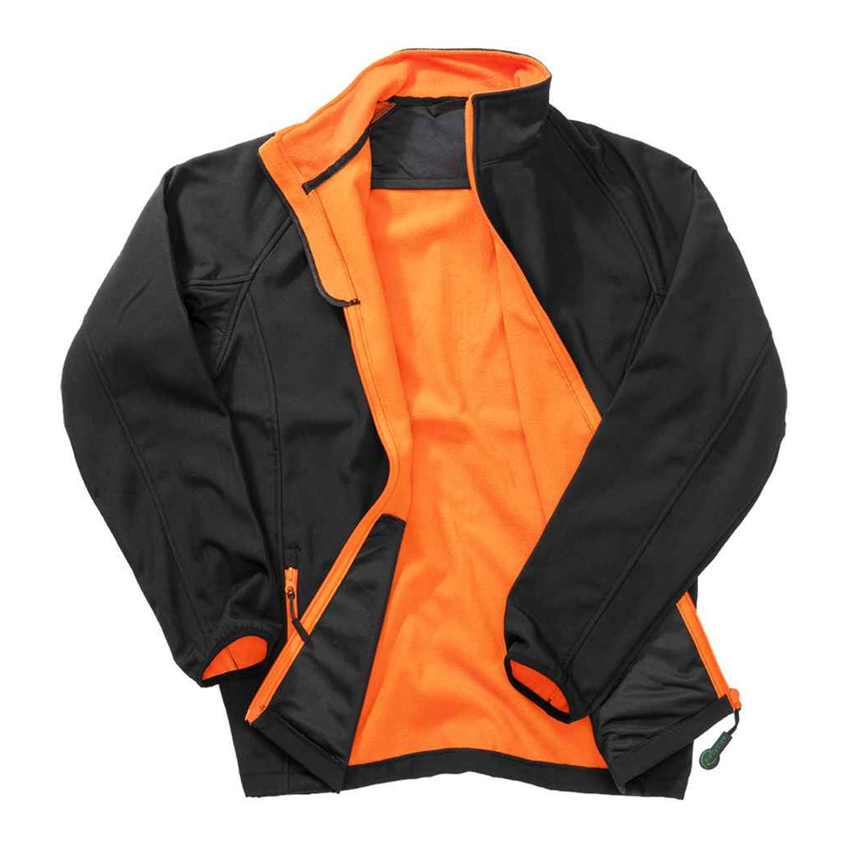Black-Orange - Back - Result Core Mens Printable Soft Shell Jacket