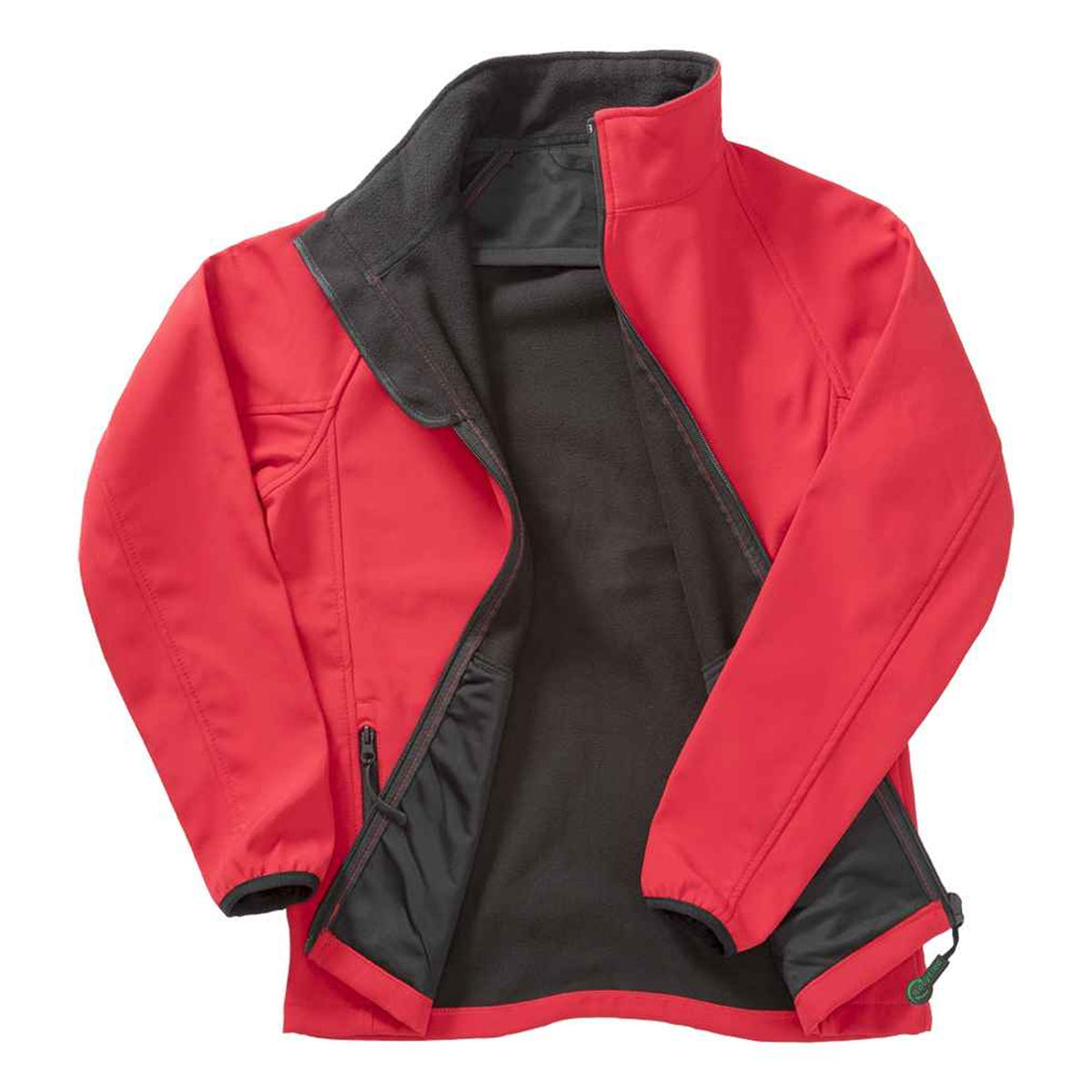 Red-Black - Side - Result Core Mens Printable Soft Shell Jacket