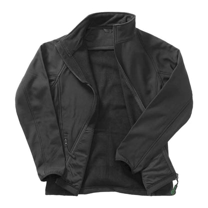 Black - Back - Result Core Mens Printable Soft Shell Jacket
