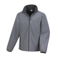 Charcoal-Black - Front - Result Core Mens Printable Soft Shell Jacket