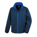 Navy - Front - Result Core Mens Printable Soft Shell Jacket