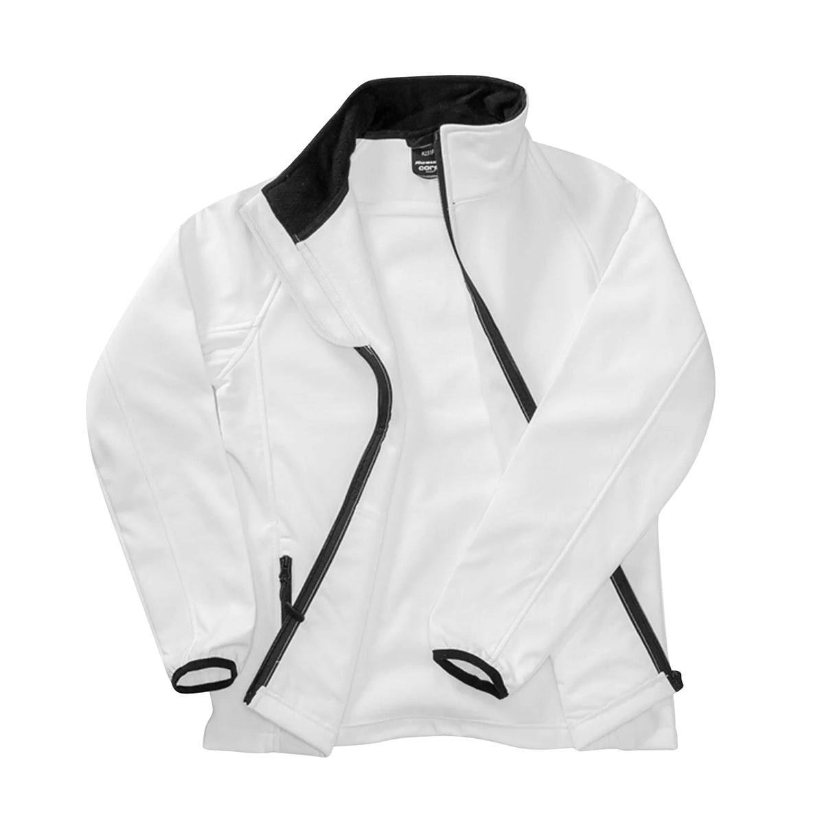 White-Black - Back - Result Core Mens Printable Soft Shell Jacket